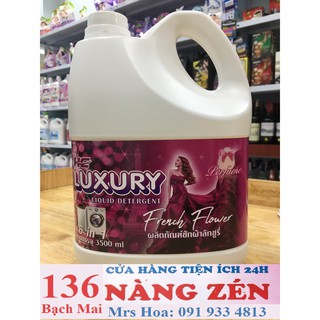 Nước giặt xả hc luxury siêu đậm đặc 6in1 – can 3500ml