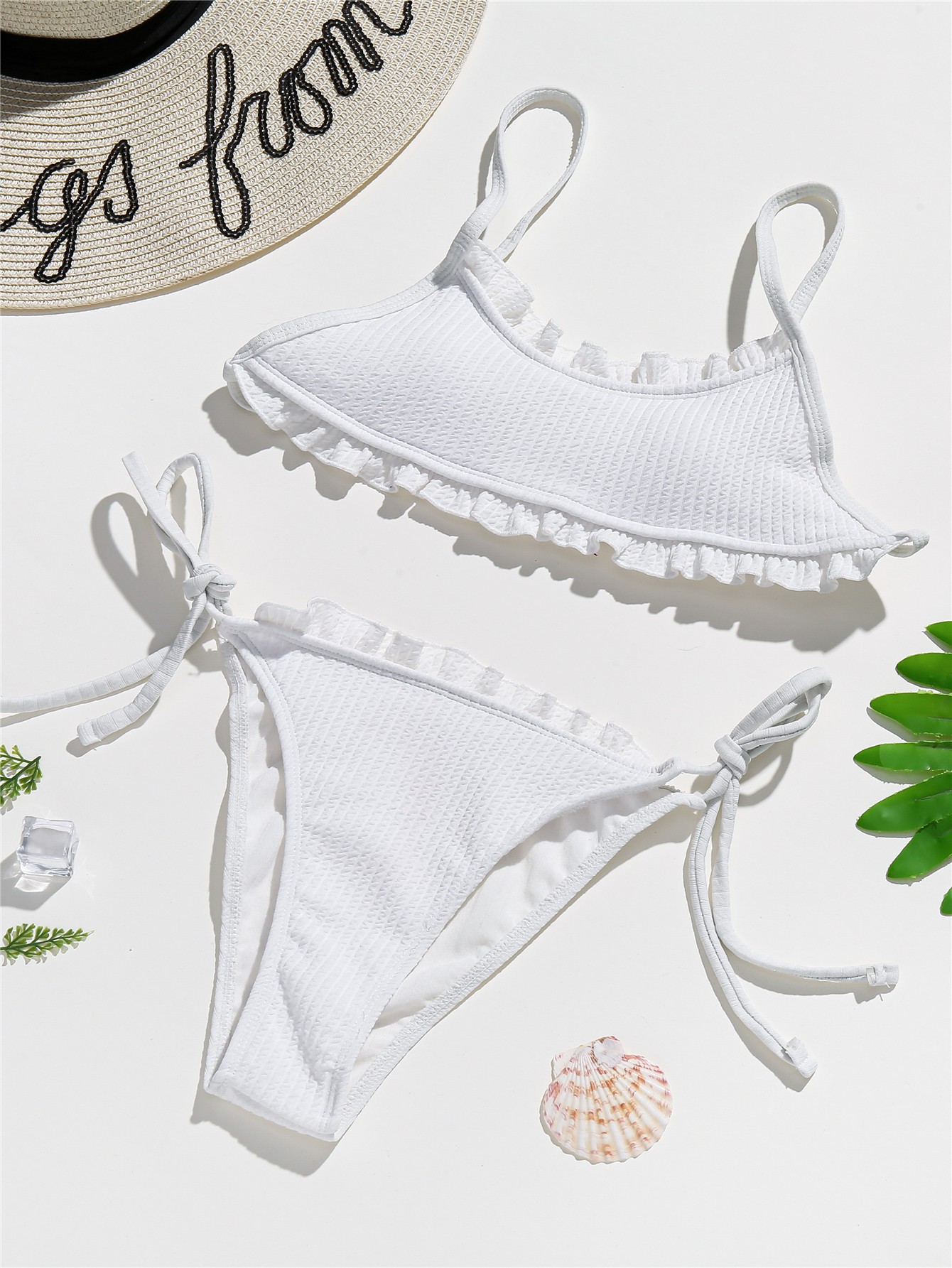 Bộ Bikini Hai Mảnh Màu Hồng Ngọt Ngào Cho Nữ | BigBuy360 - bigbuy360.vn