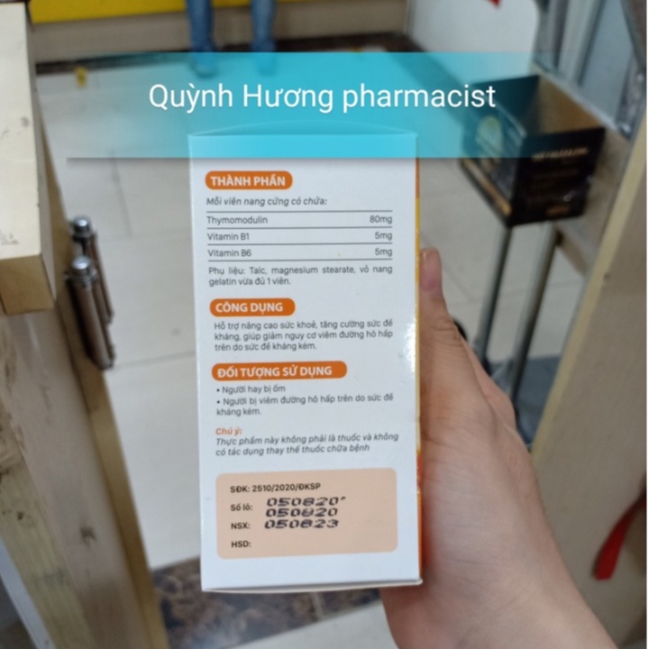 Viên uống KOREDULIN PLUS hộp 60 viên giúp tăng cường miễn dịch cho cơ thể