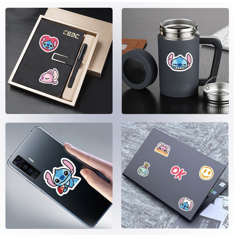 Bộ Sticker dán chủ đề Stitch mới nhất 2021