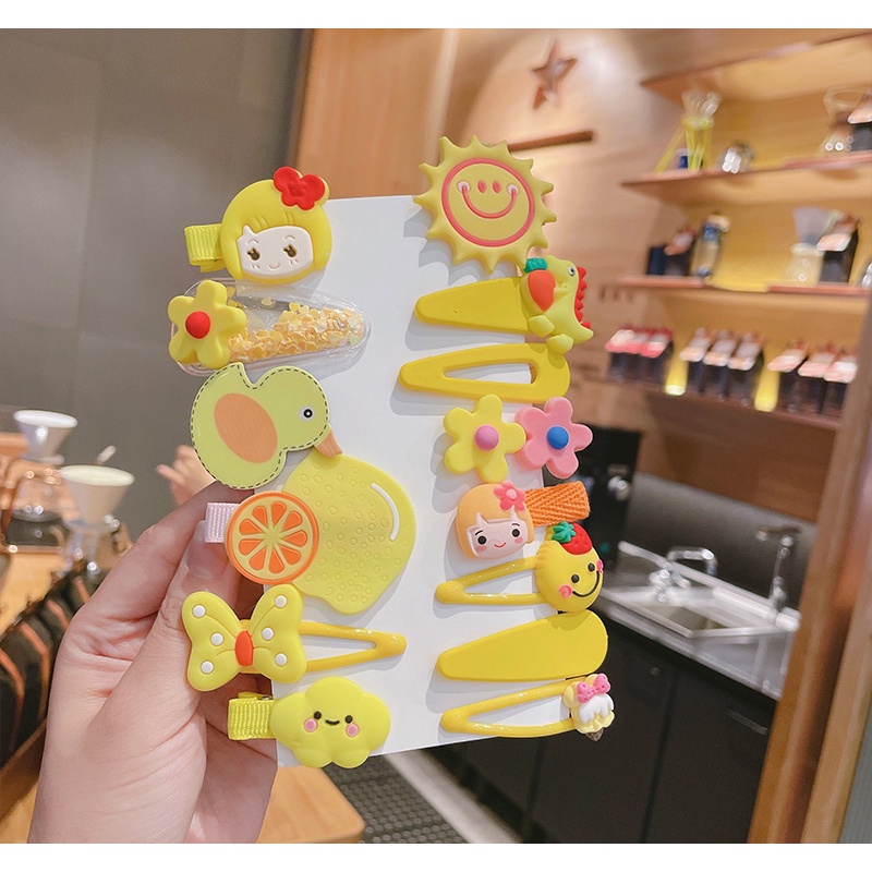 Set Kẹp Tóc Dễ Thương Cho Bé Gái