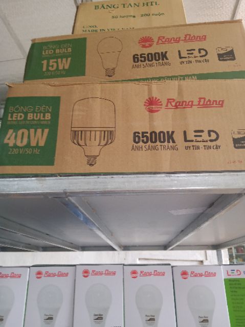 Bóng đèn Led Buld tiết kiệm điện thương hiệu rạng đông.  9 đến 50w