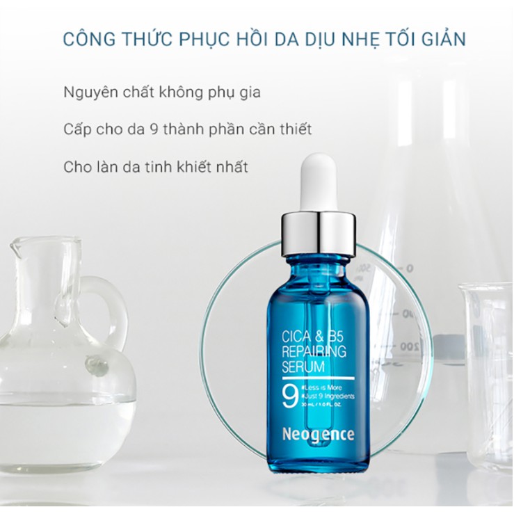 Tinh chất phục hồi săn chắc da B5 Neogence CICA&B5 / HA serum 6ml