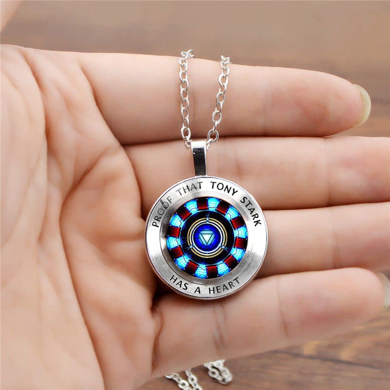 Sale 70% Dây chuyền mặt hình lõi năng lượng người sắt thời trang cá tính,  Giá gốc 130,000 đ - 52A57