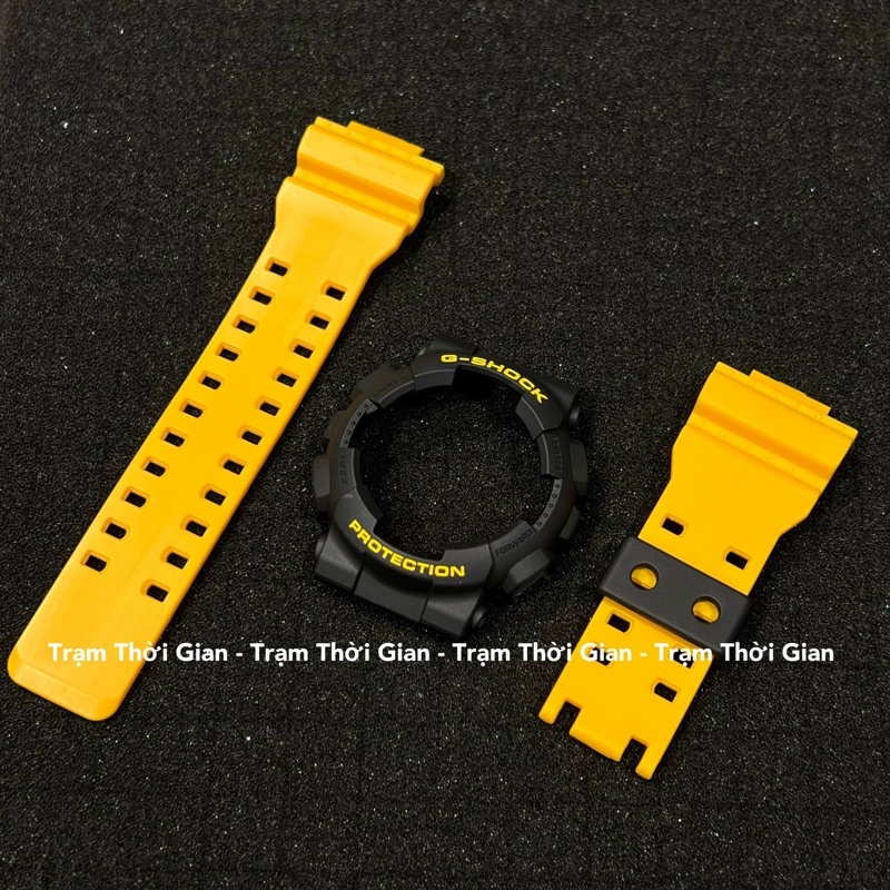 Set vỏ đồng hồ G-Shock GA-110 Đen Vàng Nhám Hàng Real