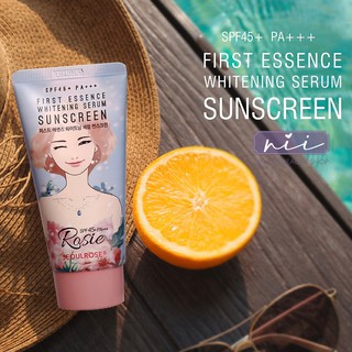 (Mẫu mới) Chống nắng Rosie First Essence Whitening Serum