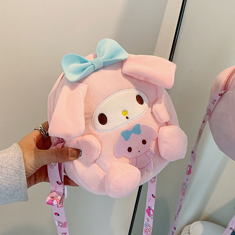 SANRIO Túi Đeo Chéo Hình Hoạt Hình Dễ Thương Cho Bé