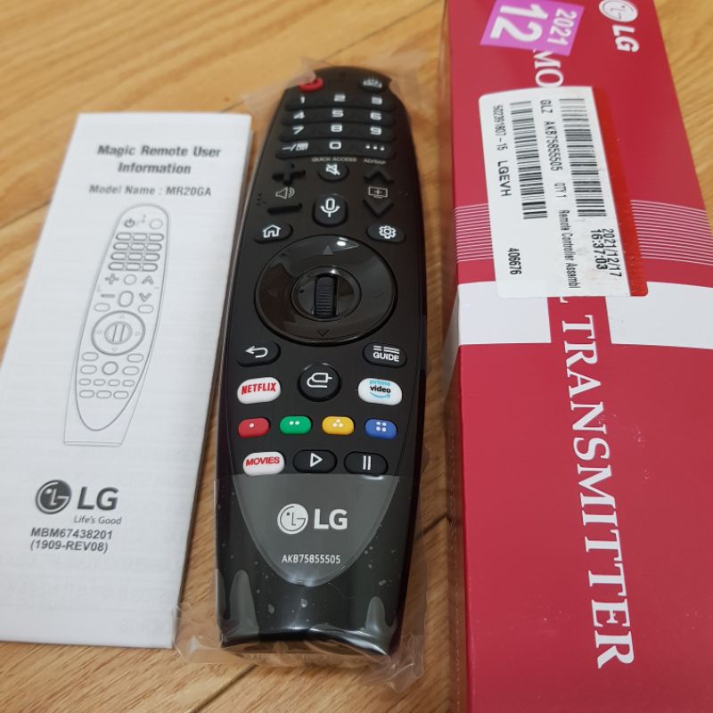 REMOTE ĐIỀU KHIỂN TIVI LG MR18BA//MR2019//MR20GA HÀNG CHÍNH HÃNG