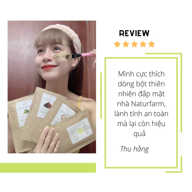 Bột nghệ vàng nguyên chất hữu cơ 100gr - Trắng da, giảm mụn, mờ thâm nám, liền sẹo