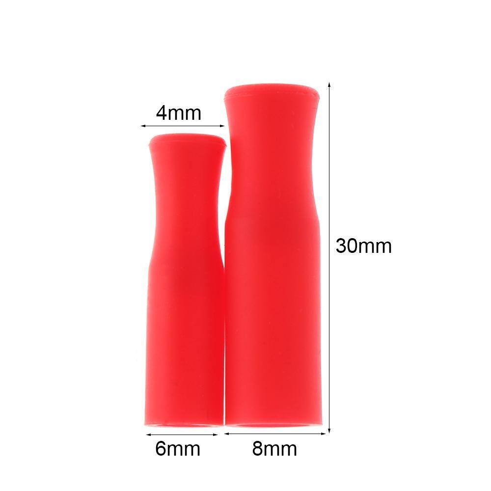 10/20 Đầu Ống Hút Bằng silicone Và Thép Không Gỉ Tiện Dụng