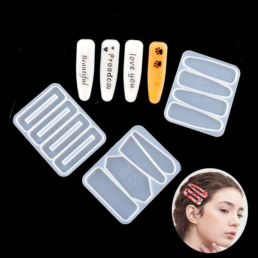 Khuôn Làm Kẹp Tóc Trang Sức Bằng Nhựa Resin DIY