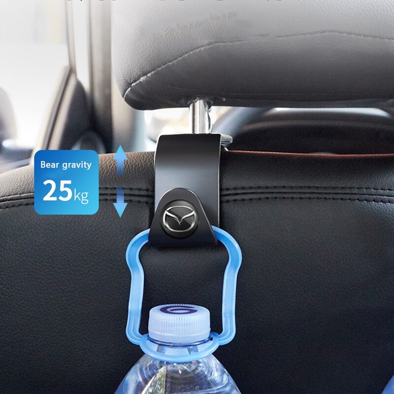 Set 4 móc treo đồ gắn sau ghế xe hơi cho Mazda 2 3 5 6 Axela Atenza Speed CX4 CX3 CX7 CX5 CX9 CX30 RX8 RX7 MX5