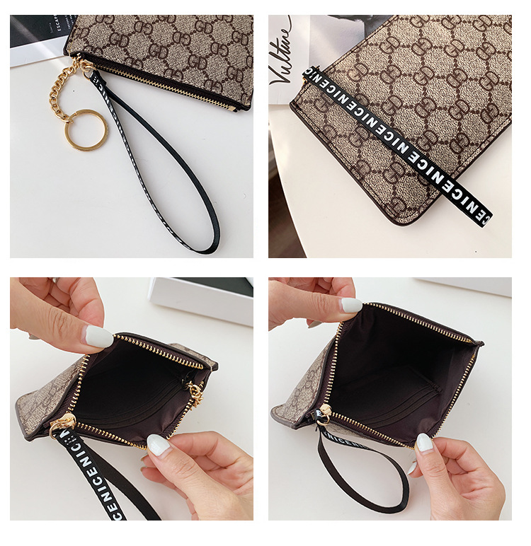 Ví Nữ mini Có Khóa Kéo Phong Cách retro 2021