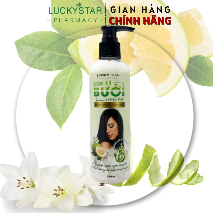 Kem Xả Bưởi Dưỡng Tóc Lucky Star 250ml