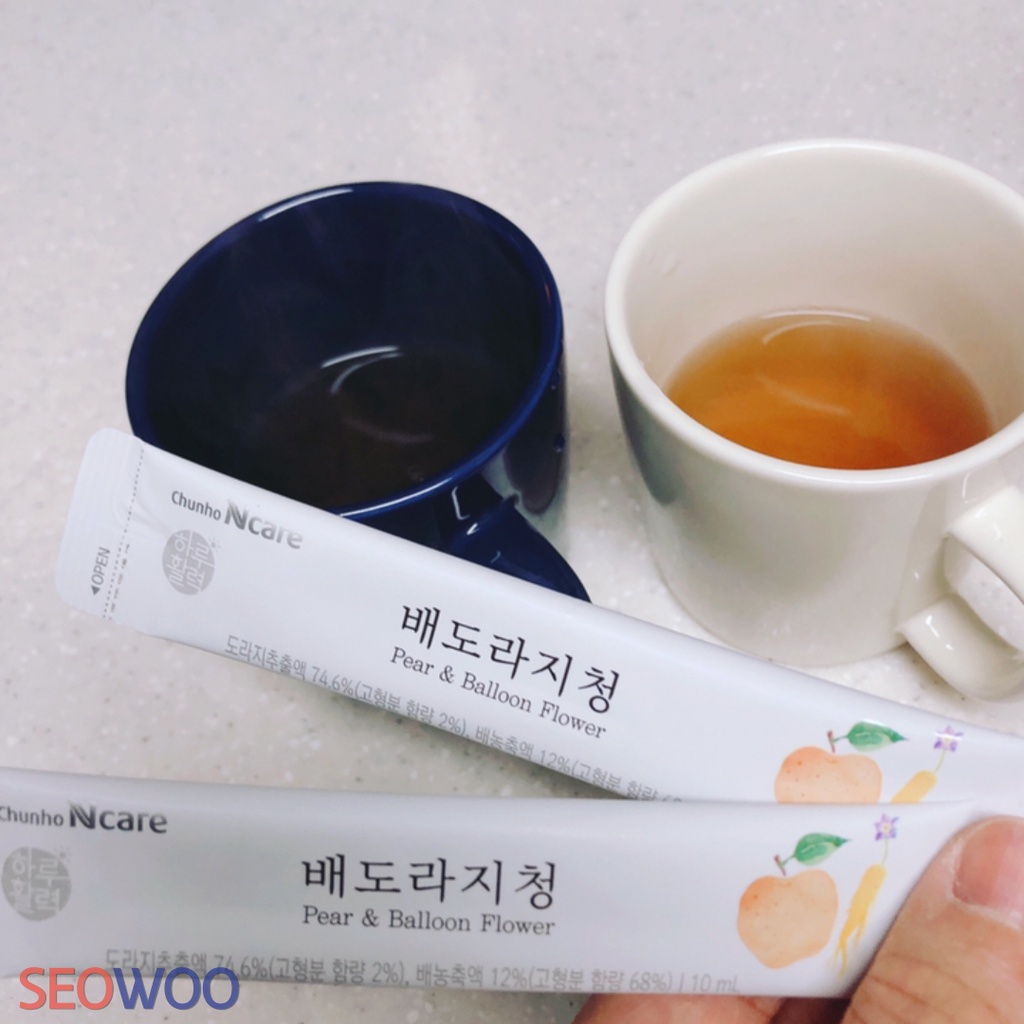 Nước cốt lê và rễ cát cánh Chunho Hàn Quốc