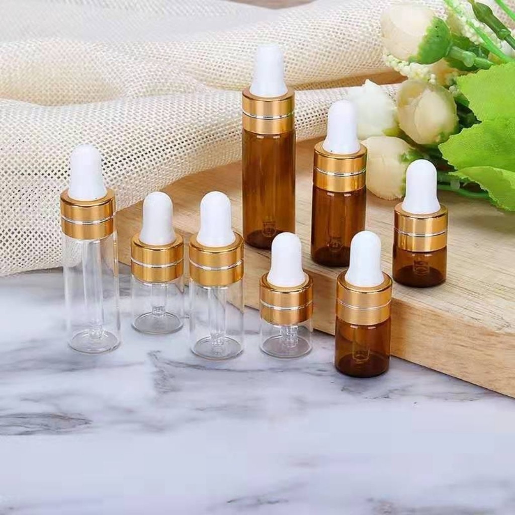 Lọ Chiết Seum, Lọ Chiết Tinh Dầu Nước Hoa Thủy Tinh Mỏng 3ml/5ml