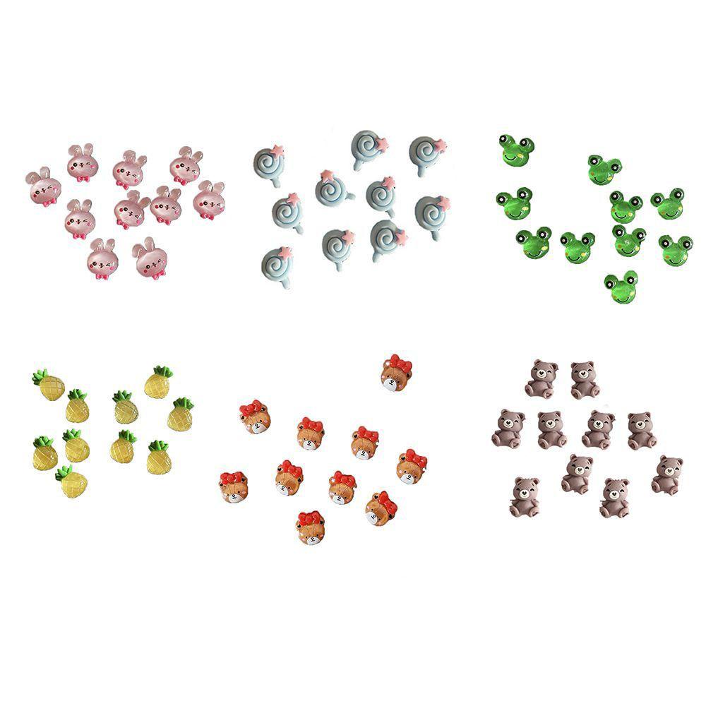 OCEANMAP Phụ Kiện Trang Trí Điện Thoại Hình Ếch Xanh Hoạt Hình Dễ Thương