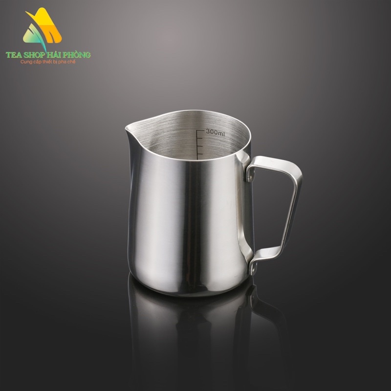 [GIÁ SỈ] Ca đánh sữa inox (có vạch chia) 300ml - 600ml (100% inox 304)