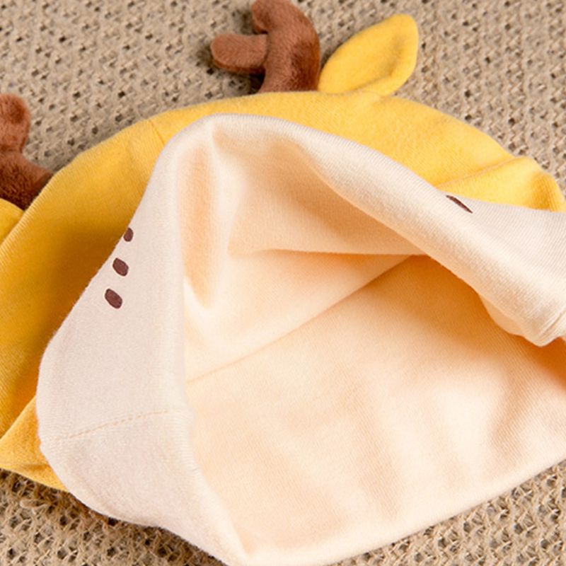 Set 2 Mũ Beanie Kèm Khăn Choàng Cổ Tam Giác Dễ Thương Cho Bé