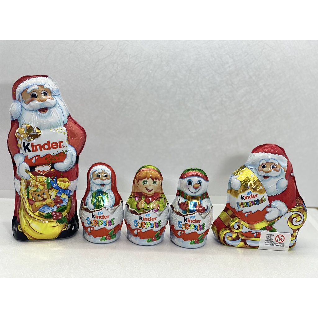 Socola Kinder hình :Santa,người tuyết..-có đồ chơi - Đức
