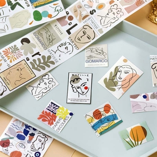 Long Tape, Line Series, Abstract Art, Stickers and Paper