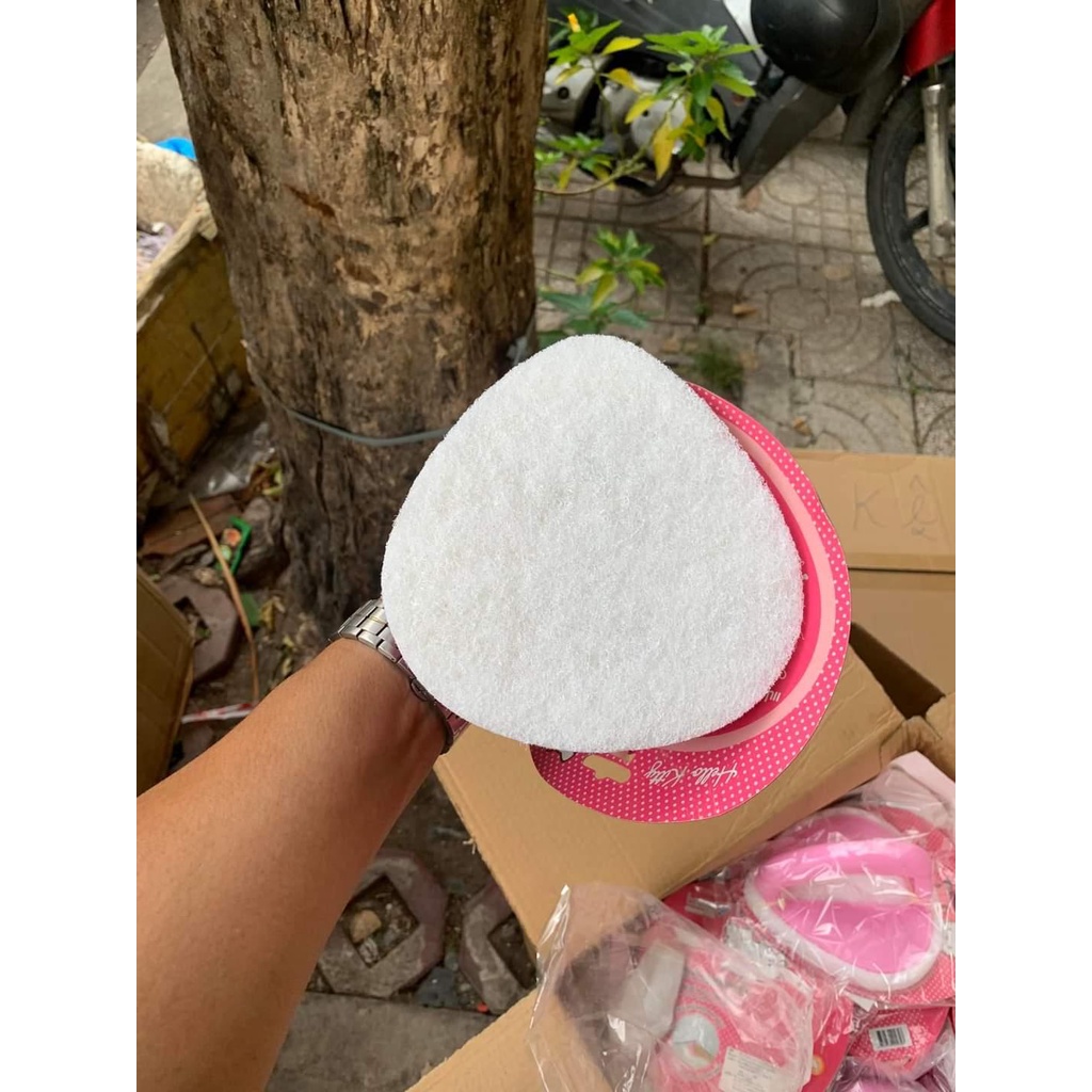Bàn chải chống trầy cho sàn và tường Kitty - Bàn chải chà rửa bọt biển