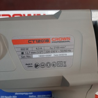 Máy vặn bu lông Crown CT12018