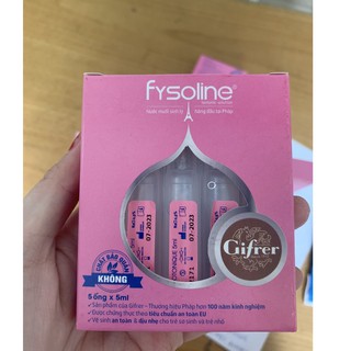 NƯỚC MUỐI SINH LÝ PHÁP RỬA MẮT, MŨI CHO TRẺ FYSOLINE 5ML (5 VĨ ) 0404031