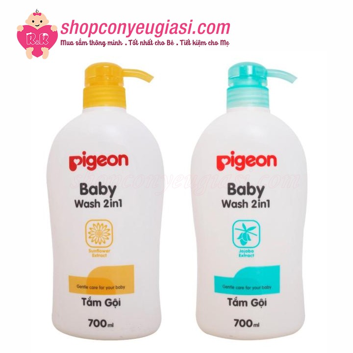 Sữa Tắm Gội 2 In 1 Pigeon 700ml