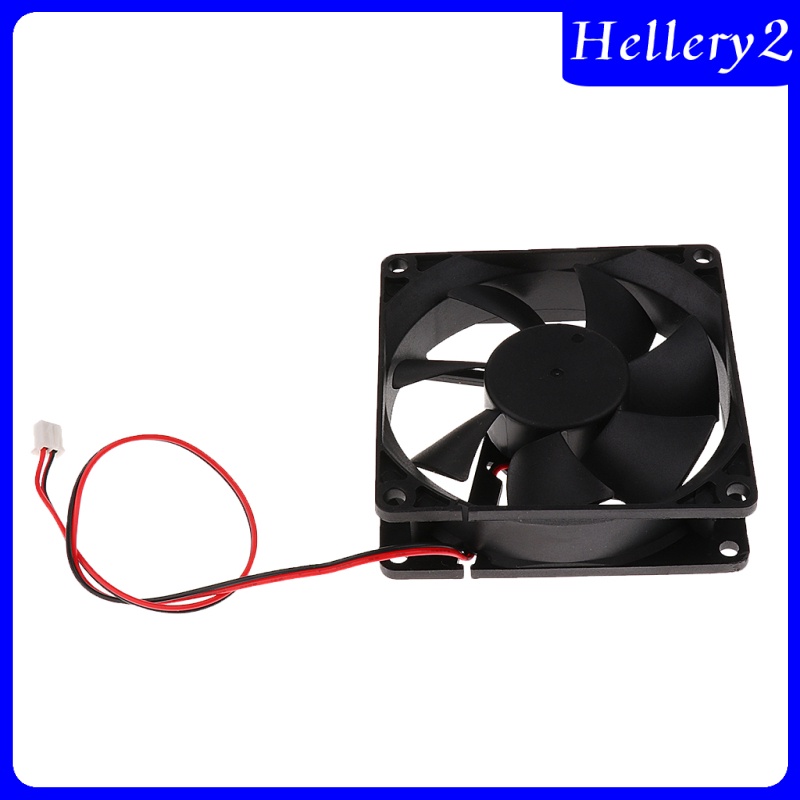 [HELLERY2] Cooler PC Case Fan 8cm 2Pin Cooling Cooler Ultra Quiet Bearing High Speed