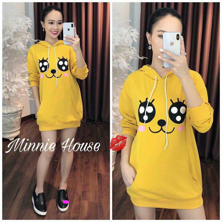 ĐẦM SUÔNG THUN VÀNG LAI BO CÓ NÓN D15127115