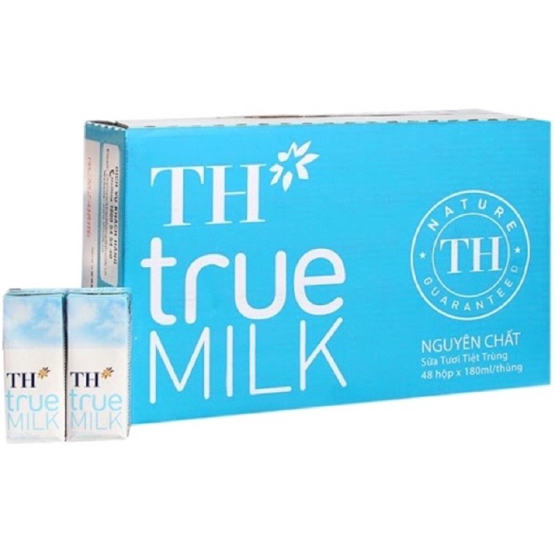 sữa tươi Th true milk 48h*180ml ( giá đã trừ khuyến mãi)