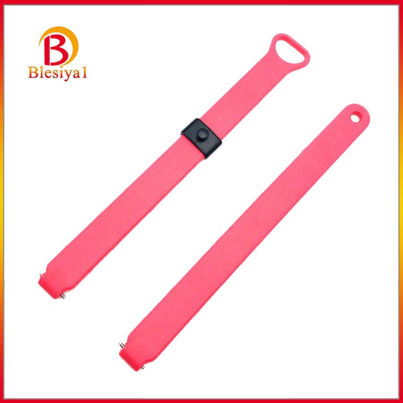 [BLESIYA1] Soft TPE Wrist Band Strap Replacement + Clasp For Misfit Ray Watch Rose Red