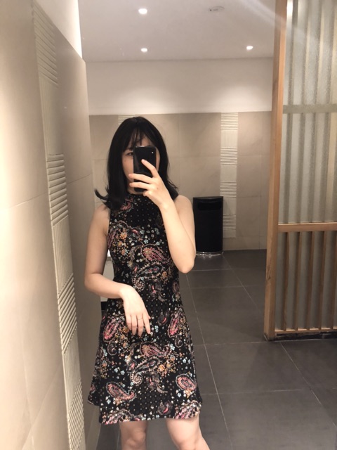 Váy cotton ghi le hàng xk VCTS0121001 | BigBuy360 - bigbuy360.vn