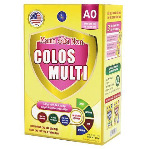 Mama Sữa Non Colos Multi A0,A1, Pedia Hộp 350g_Duchhuymilk