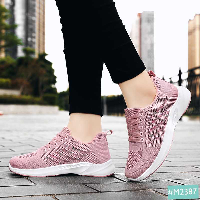 Giày Thể Thao Sneaker Nữ MINSU M2387 Thiết Kế Thời Trang Năng Động Trẻ Trung Kiểu Dáng Bata Basic Style Hàn Quốc