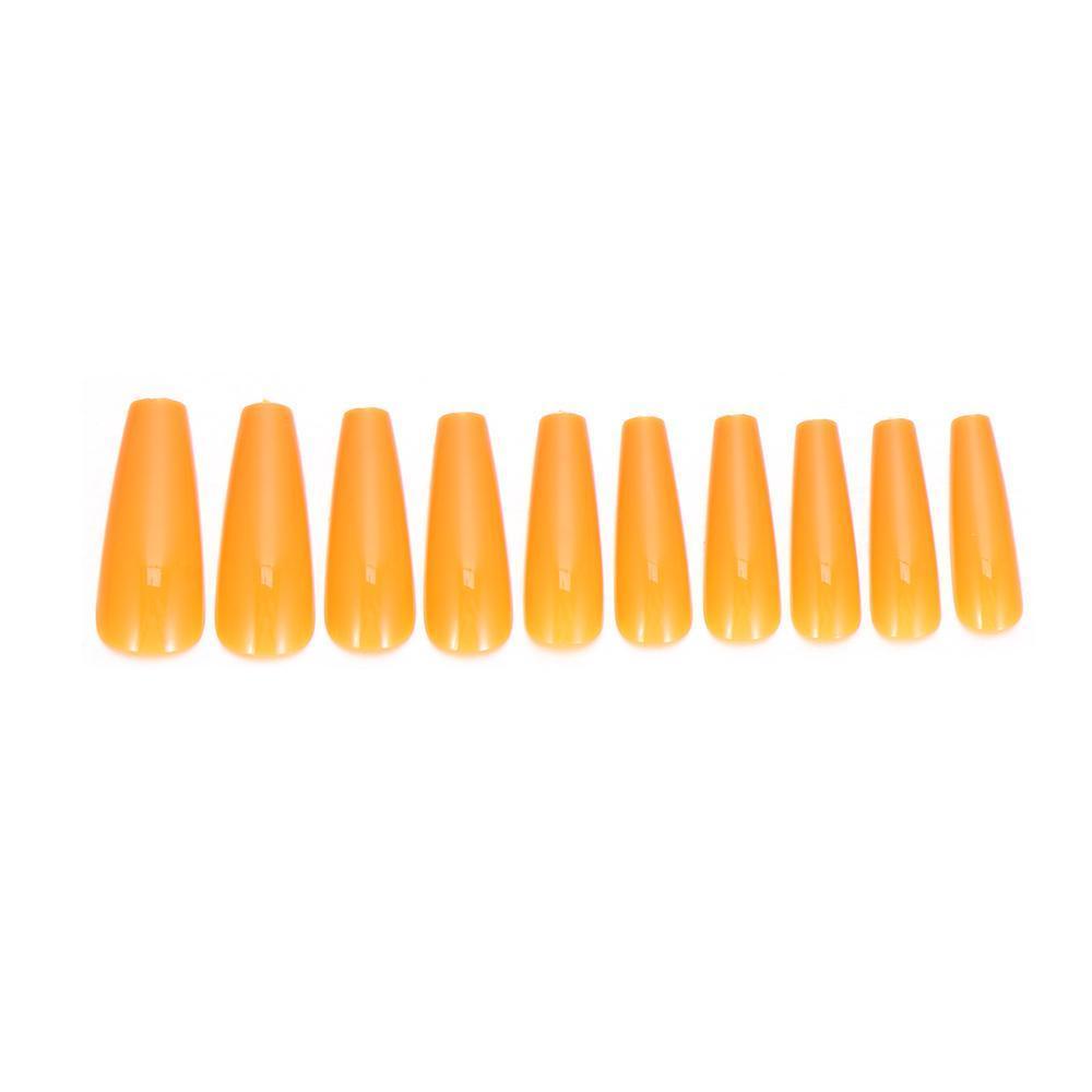 Bộ 100 Móng Tay Giả Màu Sắc Nhã Nhặn Dùng Trang Trí