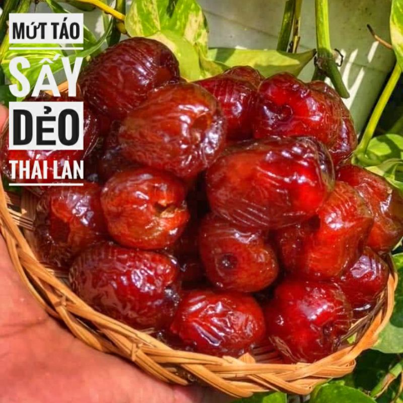 Mứt táo sấy dẻo Thái Lan đã tách hạt