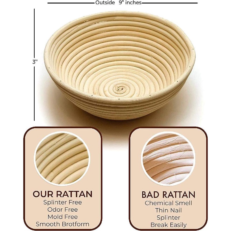 Giỏ mây ANAEAT đan bằng chất liệu tự nhiên có nhiều kiểu dáng tùy chọn