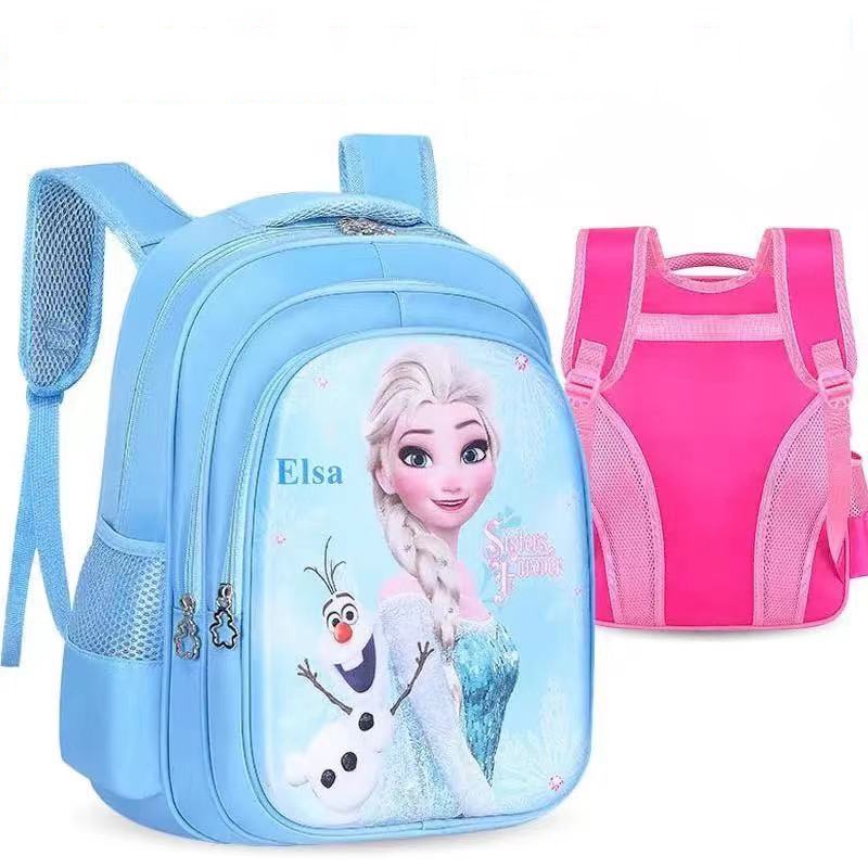 Balo Chống Gù Lưng Công Chúa Elsa Cho Bé Gái Tiểu Học Siêu Nhẹ Chất Liệu Chống Nước Cao Cấp Mẫu Mới