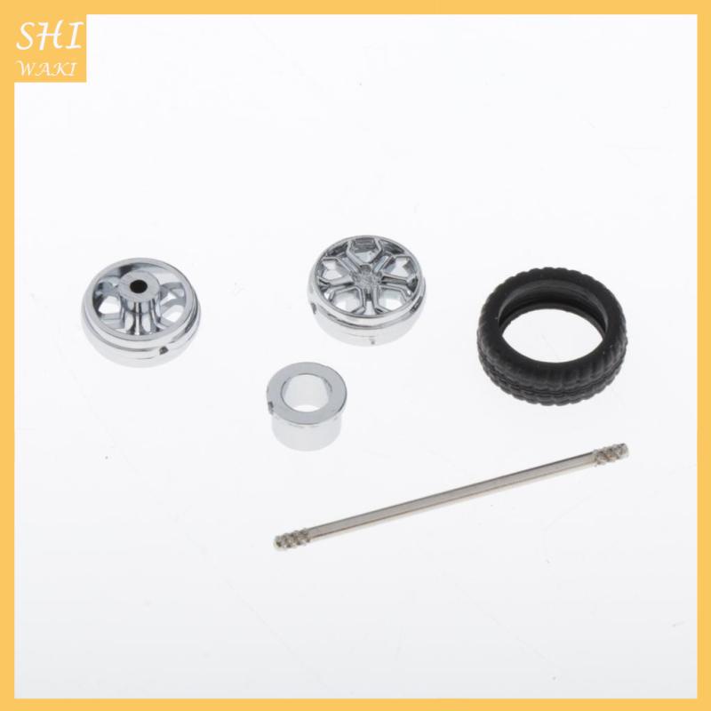 Bộ 4 Bánh Xe Cao Su Tỉ Lệ 1: 64 Dành Cho Xe Hơi Tomica Hotwheels