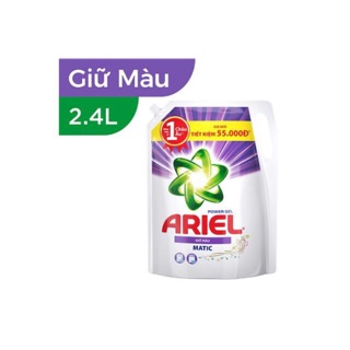 Nước Giặt Ariel Dạng Túi (2.4Kg) màu tím