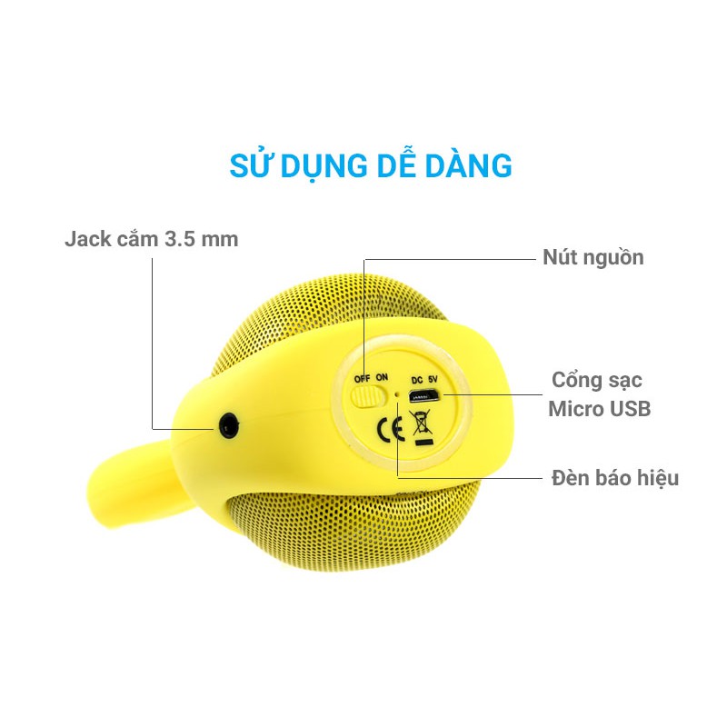 Loa Bluetooth Thỏ Con Ngộ Nghĩnh Awei Y700