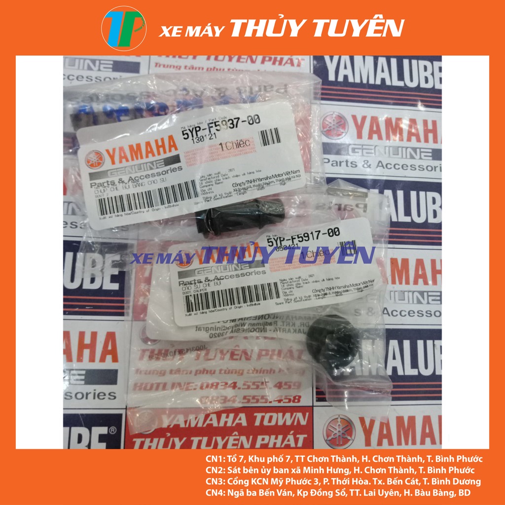 Cao su che bụi - heo dầu trước sử dụng cho các loại xe Yamaha chính hãng