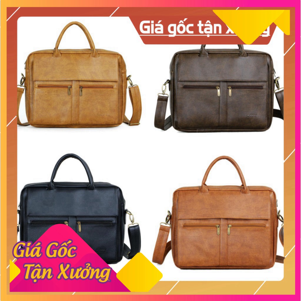 [Freeship]  Cặp da nam công sở HQ19 cao cấp - Cặp văn phòng cho nam | BigBuy360 - bigbuy360.vn