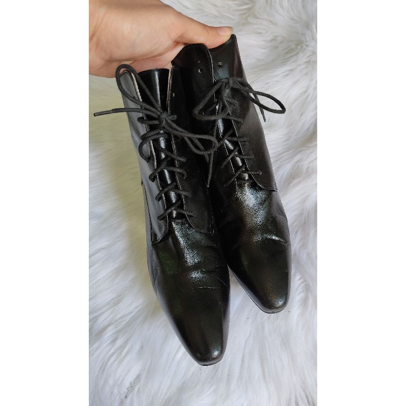 Bốt da bò size 36