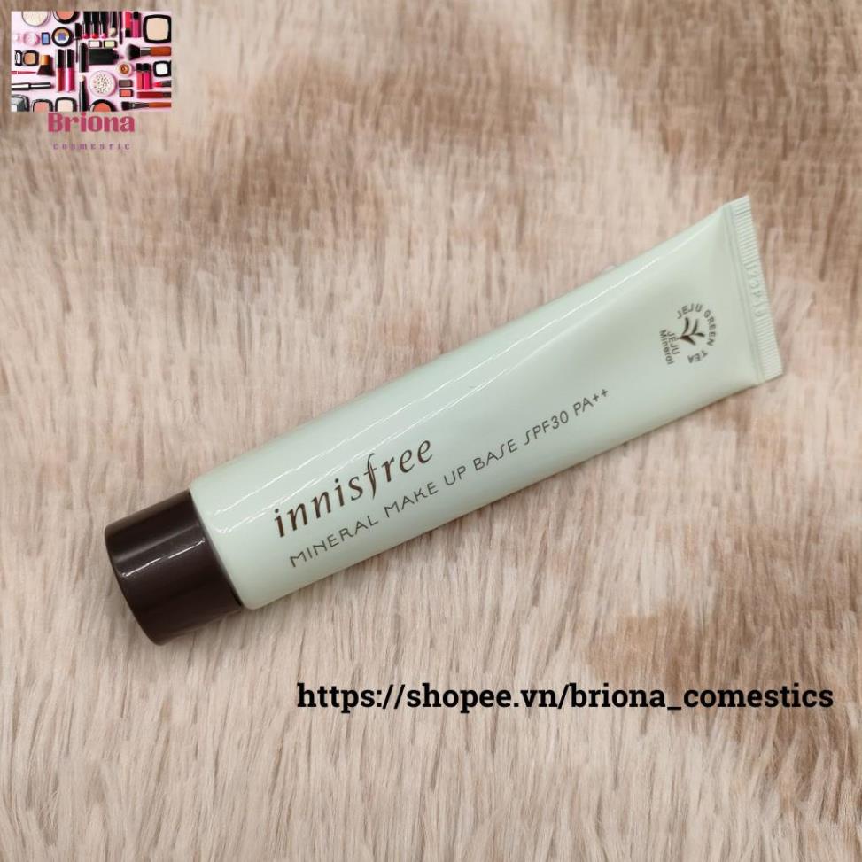 Kem Lót 4 Trong 1 Innisfree Mineral Make Up Base SPF30/PA++ 40ml điều chỉnh hiệu ứng tone da thiết yếu trong trang điểm | BigBuy360 - bigbuy360.vn