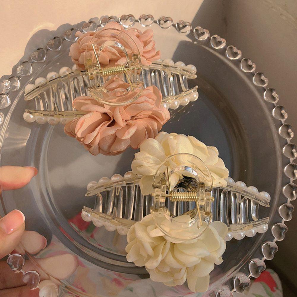 Kẹp Tóc Hoa Trà Phong Cách Retro Thời Trang Cho Nữ