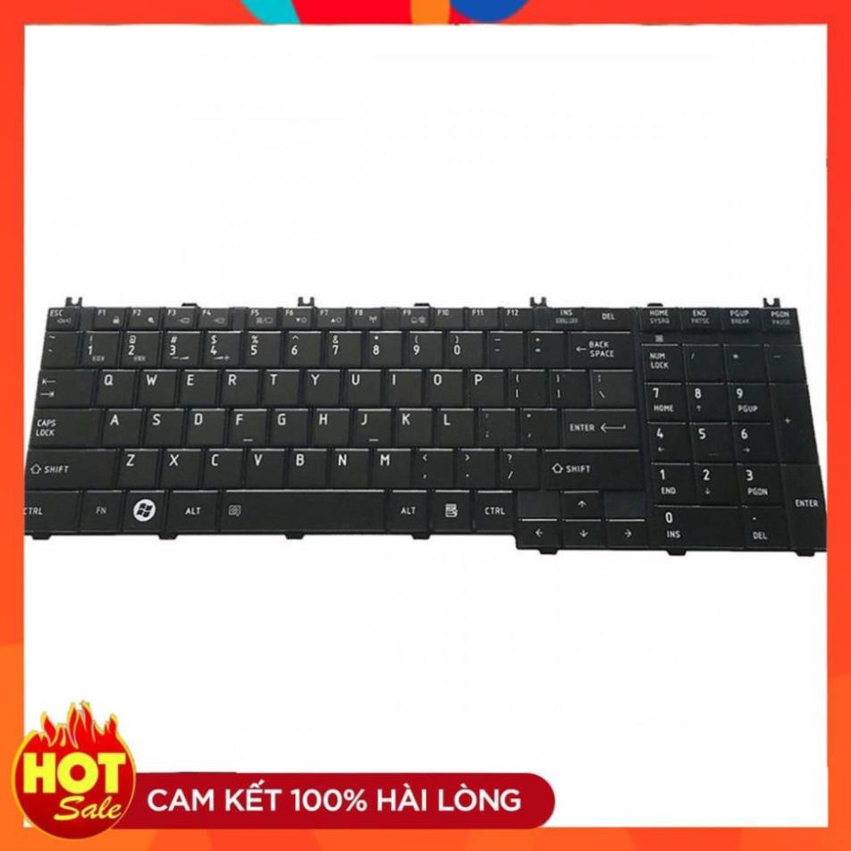 [Chính Hãng] BÀN PHÍM LAPTOP TOSHIBA Satellite C650 C655 C660 C665 L650....L755 L660 L660D L665 L665D L775 (Đen)