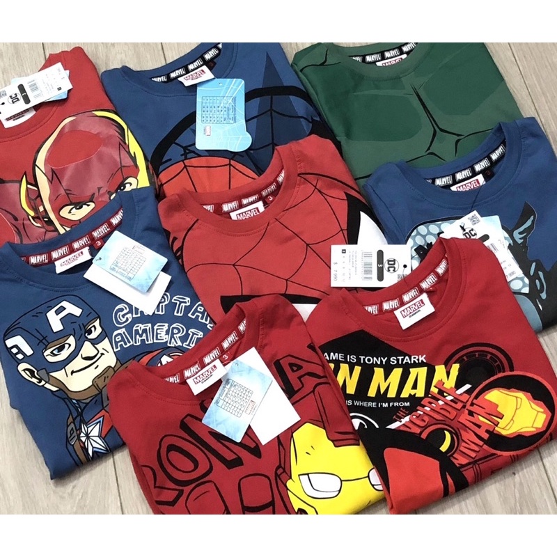 Áo dài tay Marvel cho bé trai 13-40kg link 2